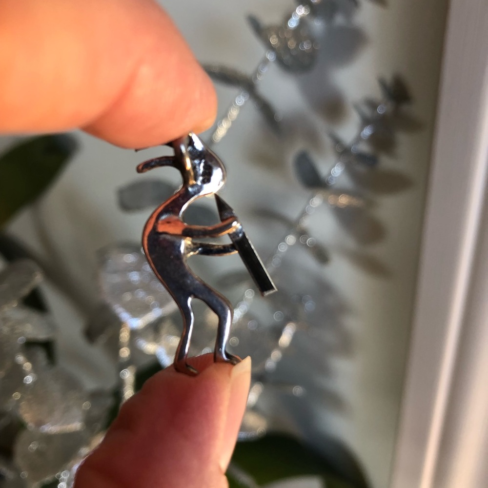 ✨Kokopelli silver pendant - Picture 3 of 5